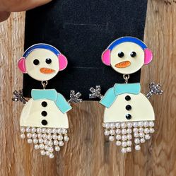 Sugarfix by Baublebar Snowman Earrings