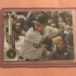 2020 Topps Series 1 Christian Yelich Advanced Stats /300 #200