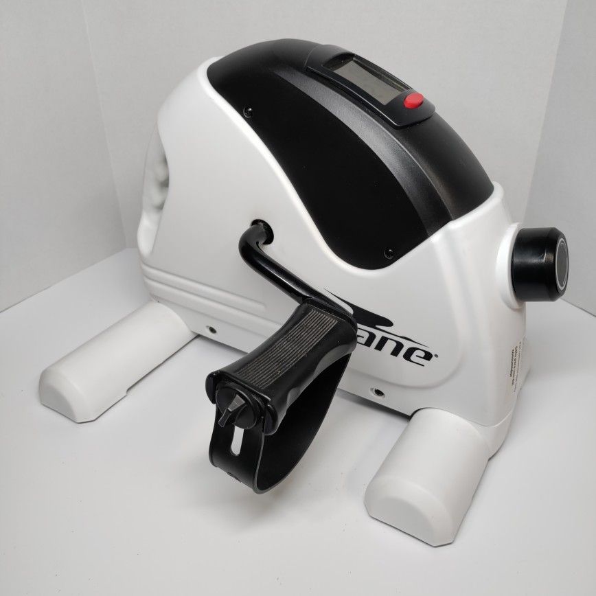 Crane Mini Arm and Leg Exerciser, a compact exercise bike designed for home or office use
