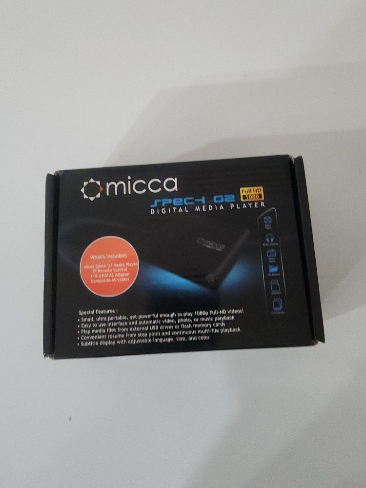 Micca Speck G2 Digital Media Player Full HD 1080
