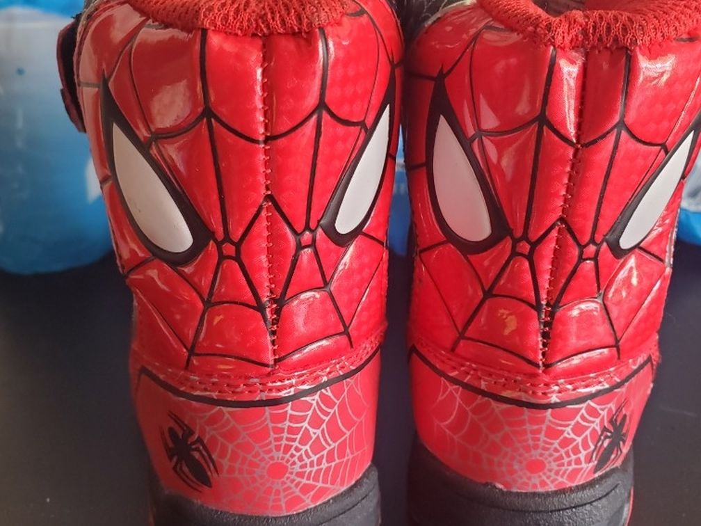 Toddler Spiderman Snowboots