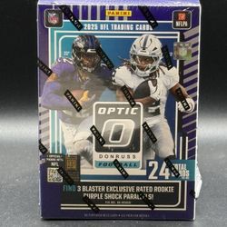 2025 Donruss Optic Football Blaster Box (Sealed)