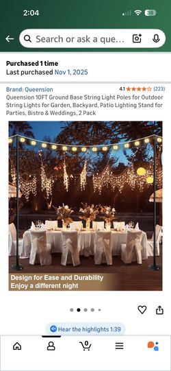 Light Poles For String Lights