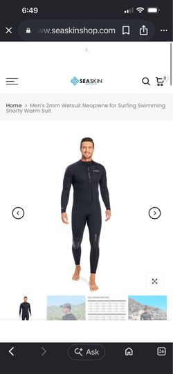 Seaskin 5mm wetsuit 4XL