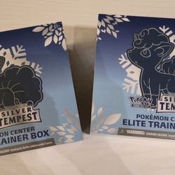 Pokemon Center Exclusive Silver Tempest ETB