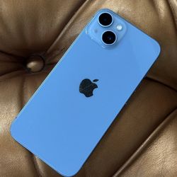 Apple iPhone 14 A2649 128GB Very Good Condition | Blue | UNLOCKED 100% battery