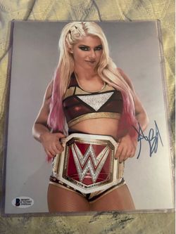 WWE Alexa Bliss autograph
