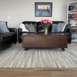 Leather Pullout Couch