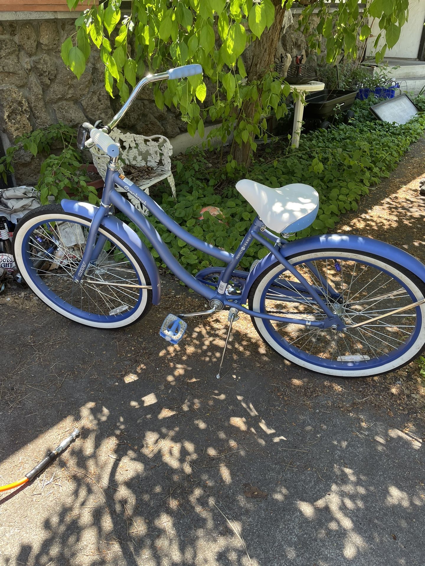 A Blue Cruiser Bike