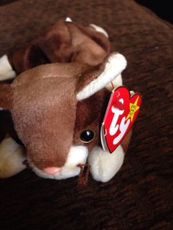Fourth to fifth generation beanie baby "pounce"