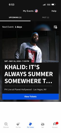 Khalid tickets