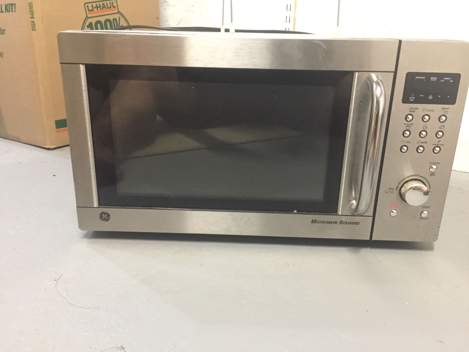 Microwave Browner GE