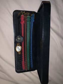 Fendi Gold Watch with Changeable Straps