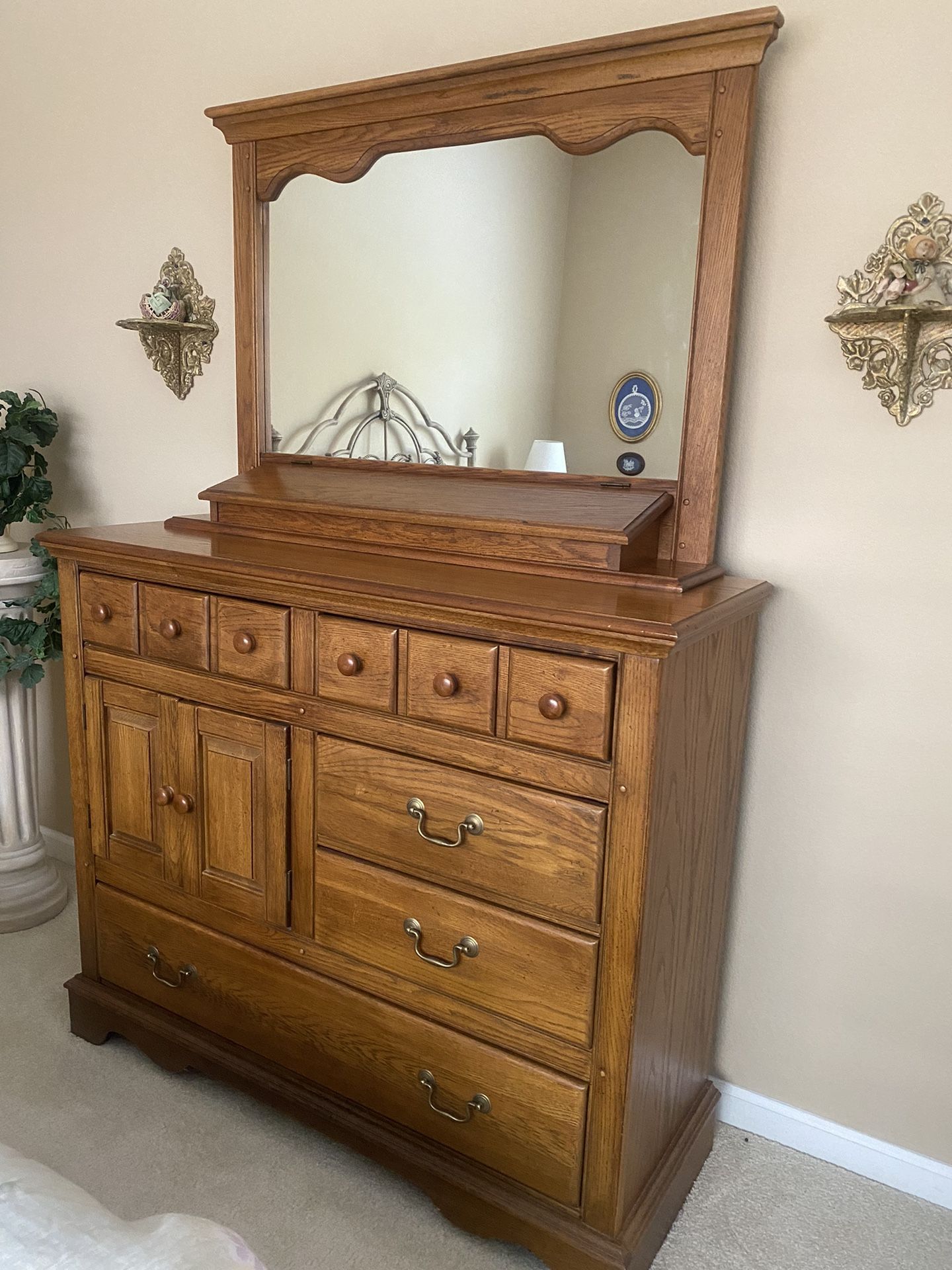 Solid Oak Dresser