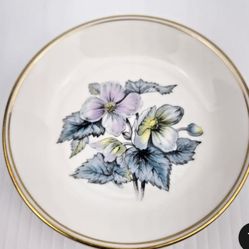 Vintage Royal Worcester Fine Bone China. 4 inch. Perfect condition. Floral w/gold