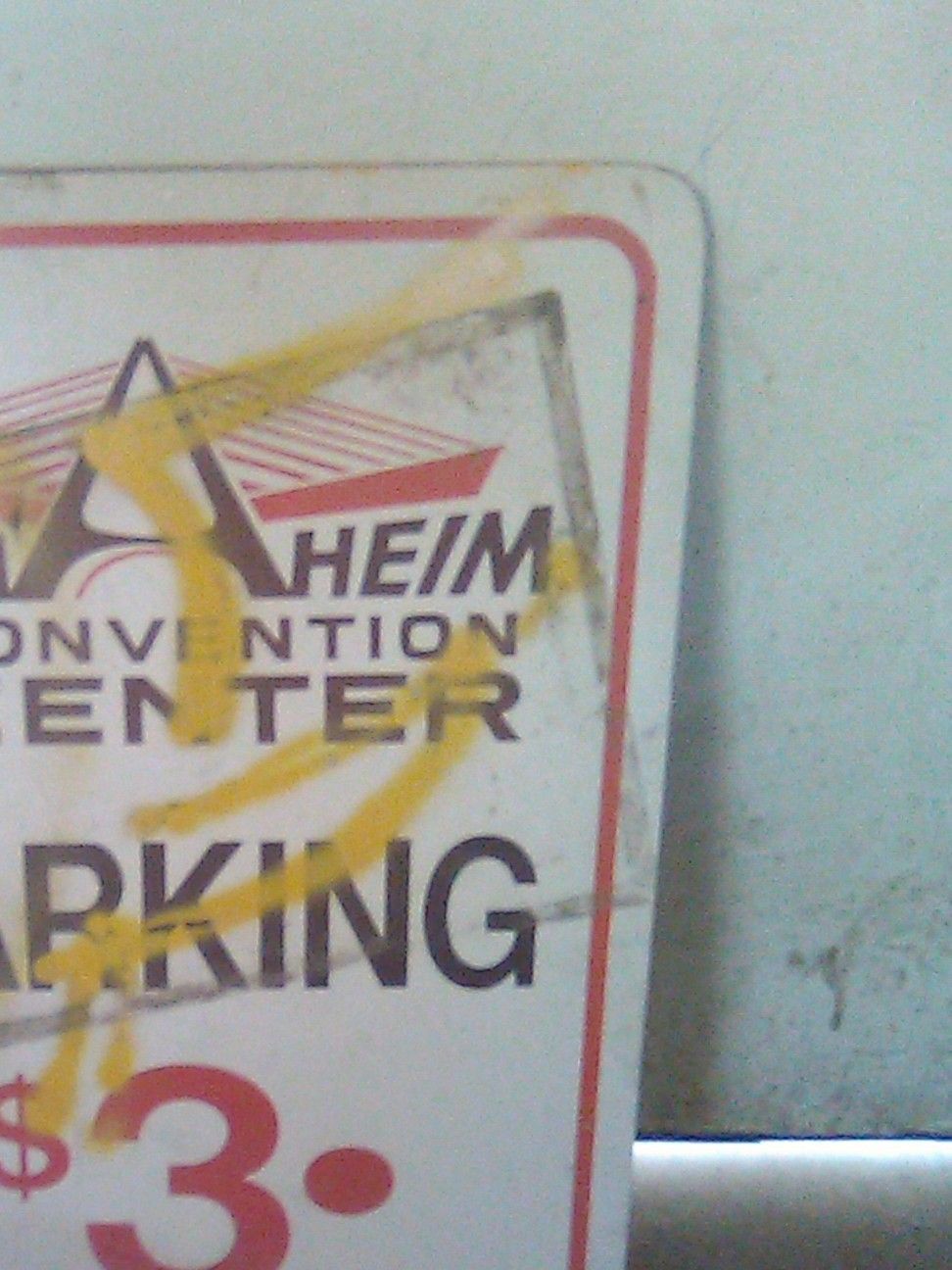 Anaheim parking sighns