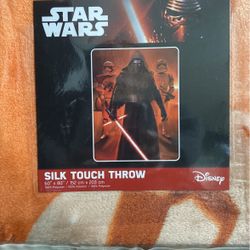 Disney  Star Wars Twin Size Blanket New In Bag 