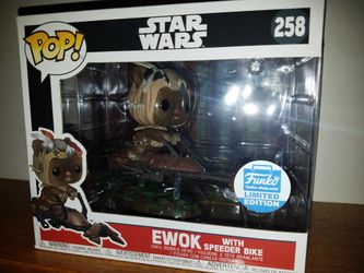 Ewok on speeder funko pop fashion