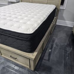 DOUBLE PILLOW TOP BRAND NEW QUEEN MATTRESS AND BOXSPRING SAME DAY DELIVERY 