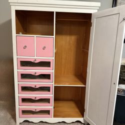 Wood Dress-up Wardrobe 