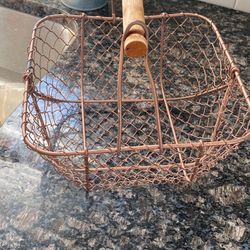 Wire Copper Basket New