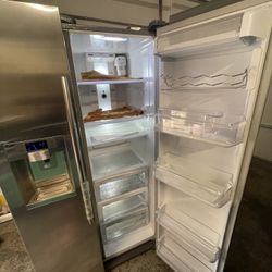 Samsung Stainless Steel Side-by-Side Fridge – Not Cooling – Great Condition