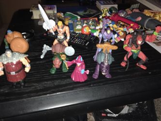 8 piece McDonald's He-Man set from 2003
