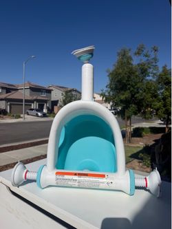 Baby shower chair blue