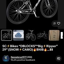 DBLOCKS SE BIG RIPPER 29inch Brand NEW!!