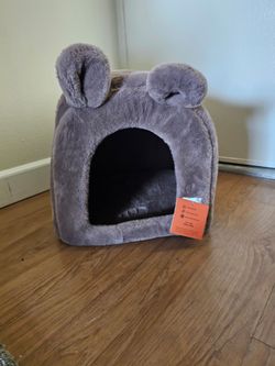 Plush Pet Cave Bed