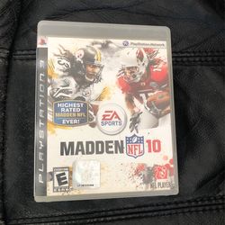 PS3 Madden 10 NFL