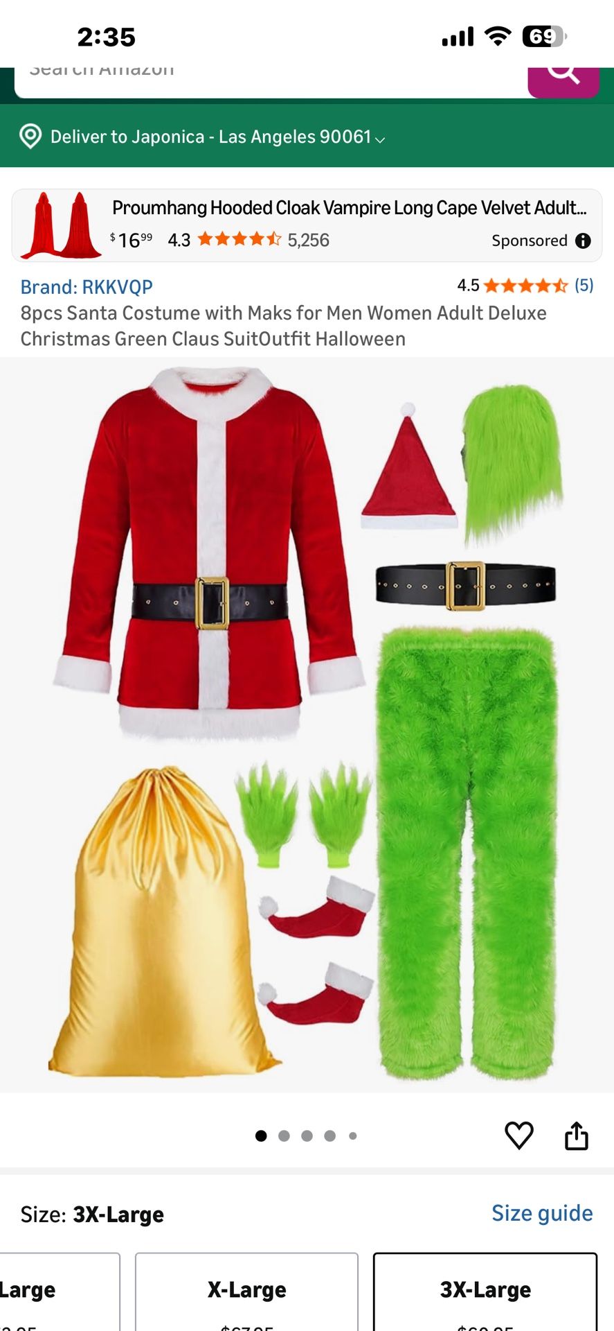 A Christmas Grinch Outfit