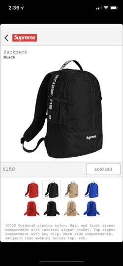 SUPREME BACKPACK ( WEEK 1 )