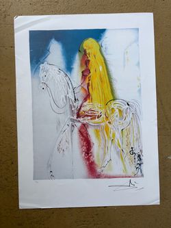 Salvador Dali Lithograph Print