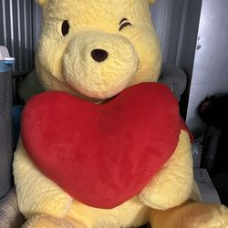 Winnie The Pooh Valentines Day Large Plush