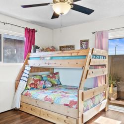 Full Bunk Bed With Trundle