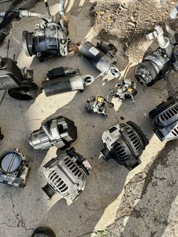 Mercedes Benz Alternator, starter, AC compressor