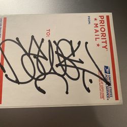 Dawgy VTS hand drawn postal sticker  Mint condition 