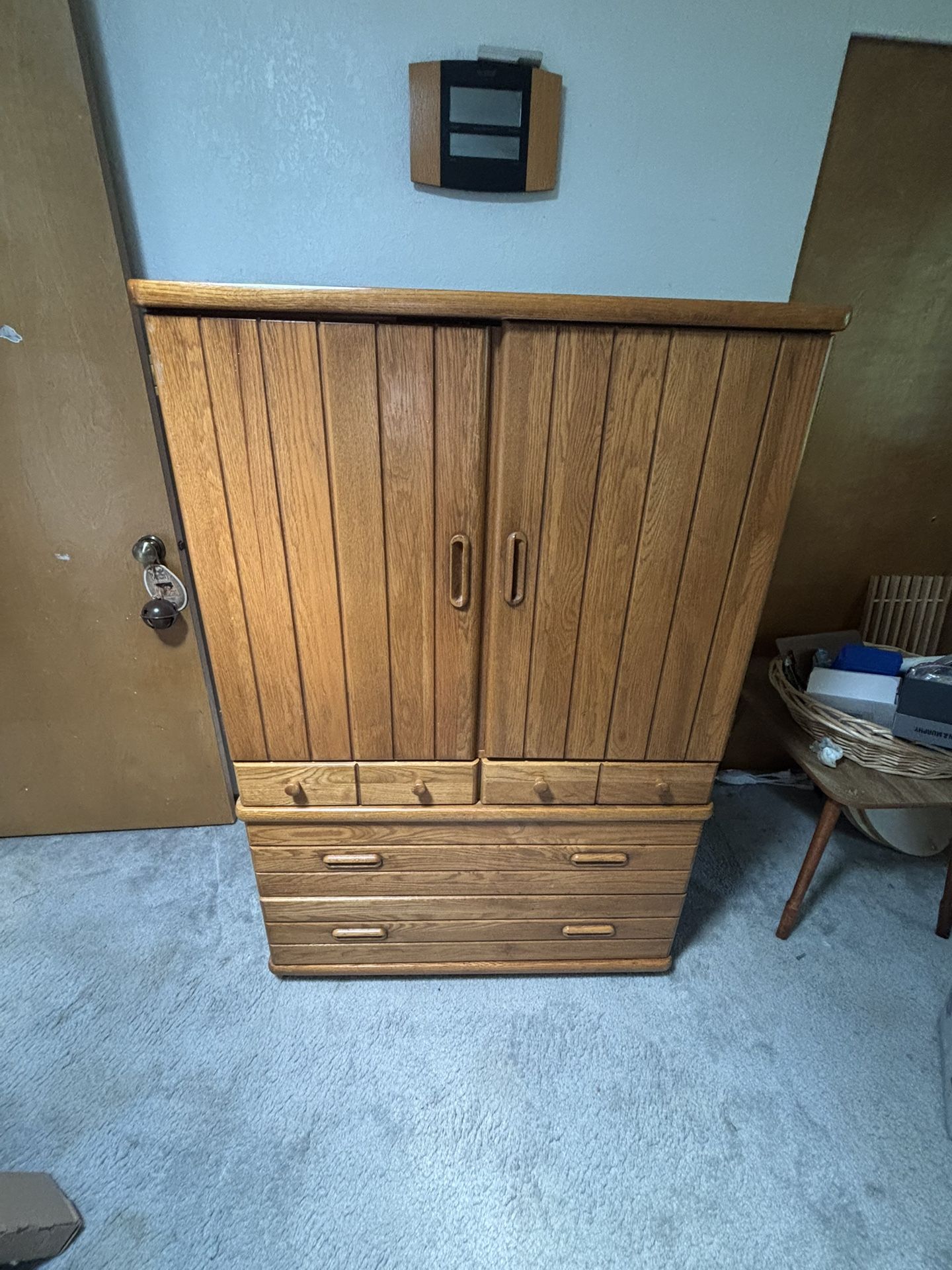 Free Wood Armoire / Entertainment Cabinet