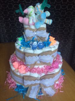 Diaper Cake for baby shower gift