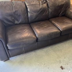 Leather sofa