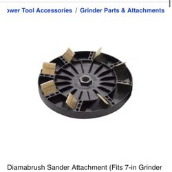 Diamabrush Sander Attachment (Fits 7-in Grinder Size) 