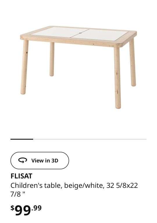 IKEA Flisat Children's Table