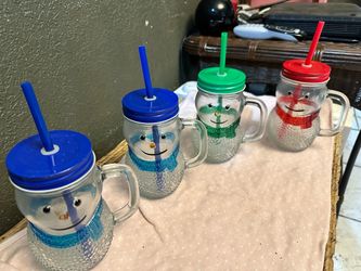Snowman Jar