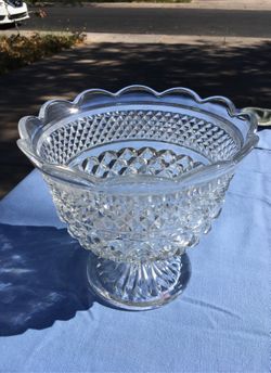Antique Pressed Glass Compote