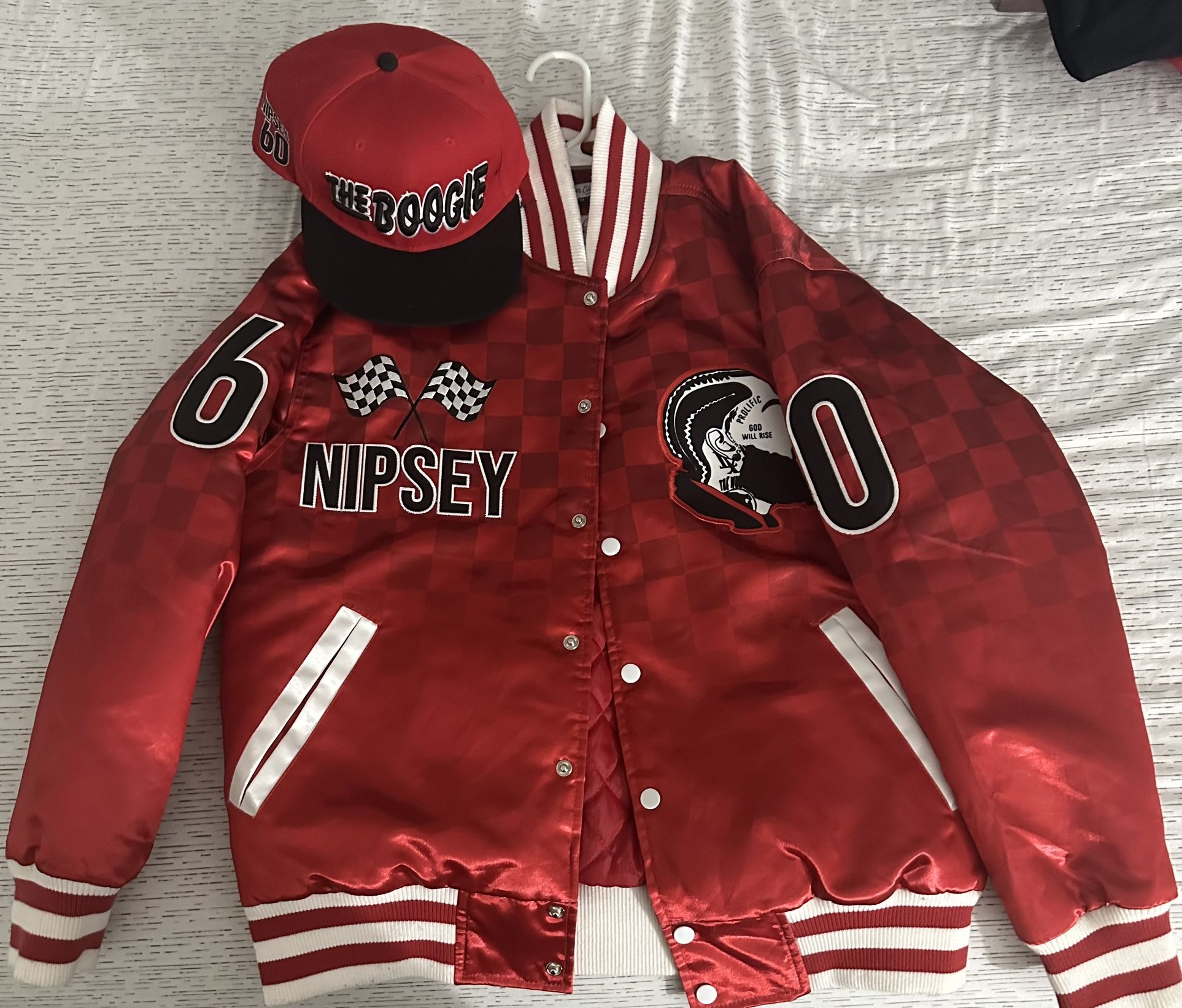 nipsey hussle victory lap 2018 bomber jacket