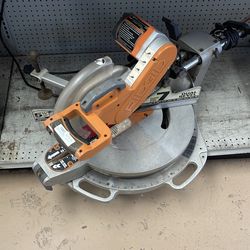 Ridgid 12” sliding compound saw