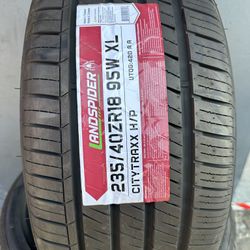 235/40/18 New set Of Tires Installed