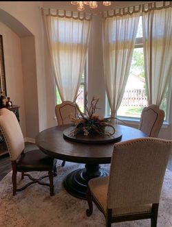 dining table with chairs