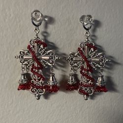 Cross Earings Custom